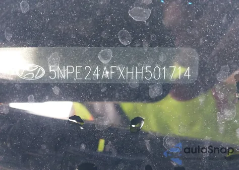 2017 Hyundai Sonata z USA, uszkodzony, nr VIN 5NPE24AFXHH501714